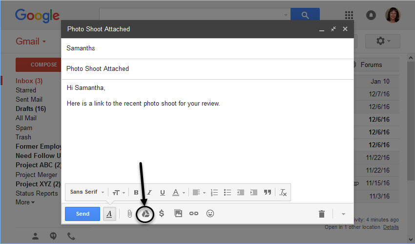 Send Large Files in Gmail with Google Drive