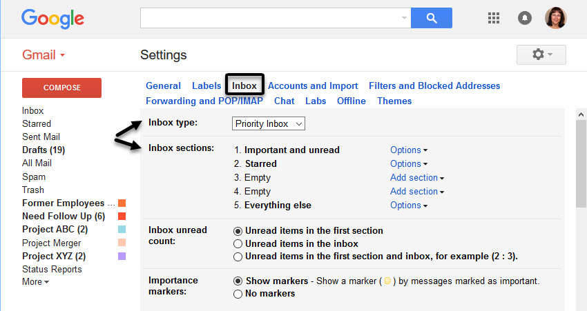 Gmail Priority Inbox