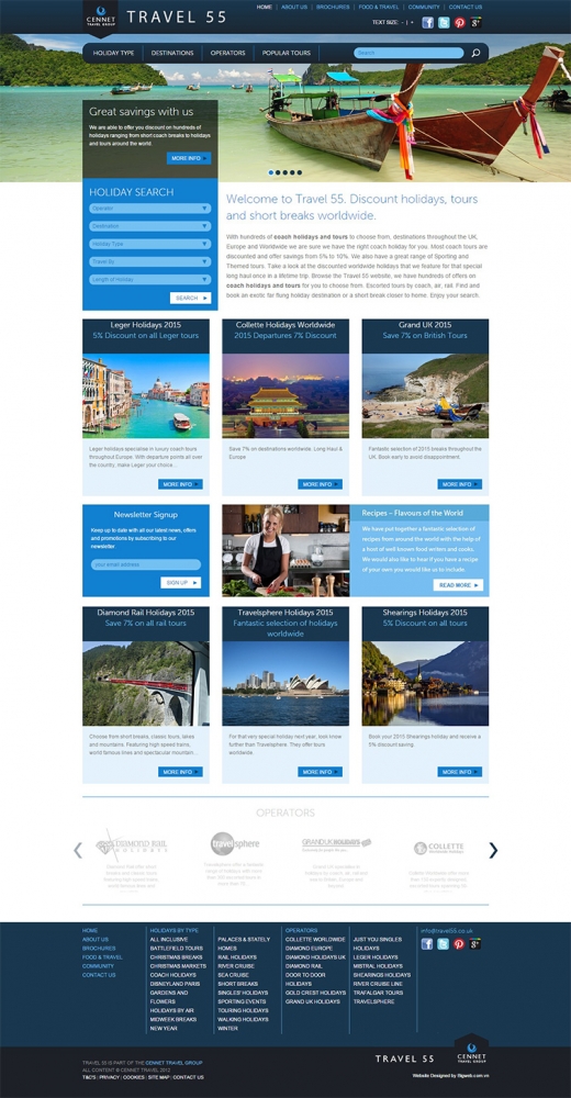 Thiết kế website du lịch uy tín chuyên nghiệp chuẩn seo Travel55